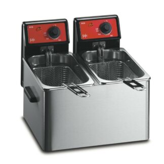 FriFri Eco 4+4 650103, Electric Counter-top Twin Tank Fryer, 2 Baskets
