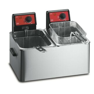 FriFri Eco 6+6 650106, Electric Counter-top Twin Tank Fryer, 2 Baskets