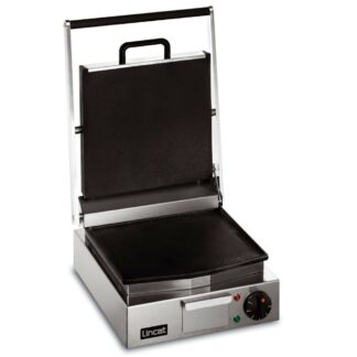 Lincat Lynx 400 LCG, Electric Counter-top Single Contact Grill, Smooth Upper and Lower Plates