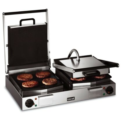 Lincat Lynx 400 LCG2, Electric Counter-top Twin Contact Grill, Smooth Upper and Lower Plates