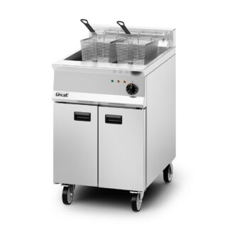 Lincat Opus 800 OE8108, Electric Free-standing Single Tank Fryer - 2 Baskets