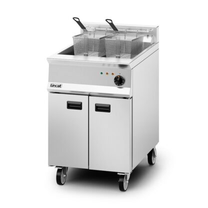 Lincat Opus 800 OE8108, Electric Free-standing Single Tank Fryer - 2 Baskets