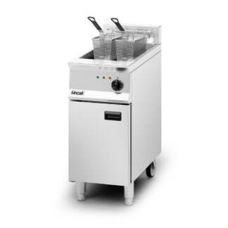Lincat Opus 800 OE8114, Electric Free-standing Single Tank Fryer - 2 Baskets