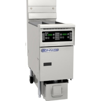 Pitco SSH55, Gas, Free-standing, Split Tank Fryer with Solo Filter